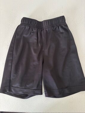 324 - Black Athletic Shorts - Basic Elastic Waist